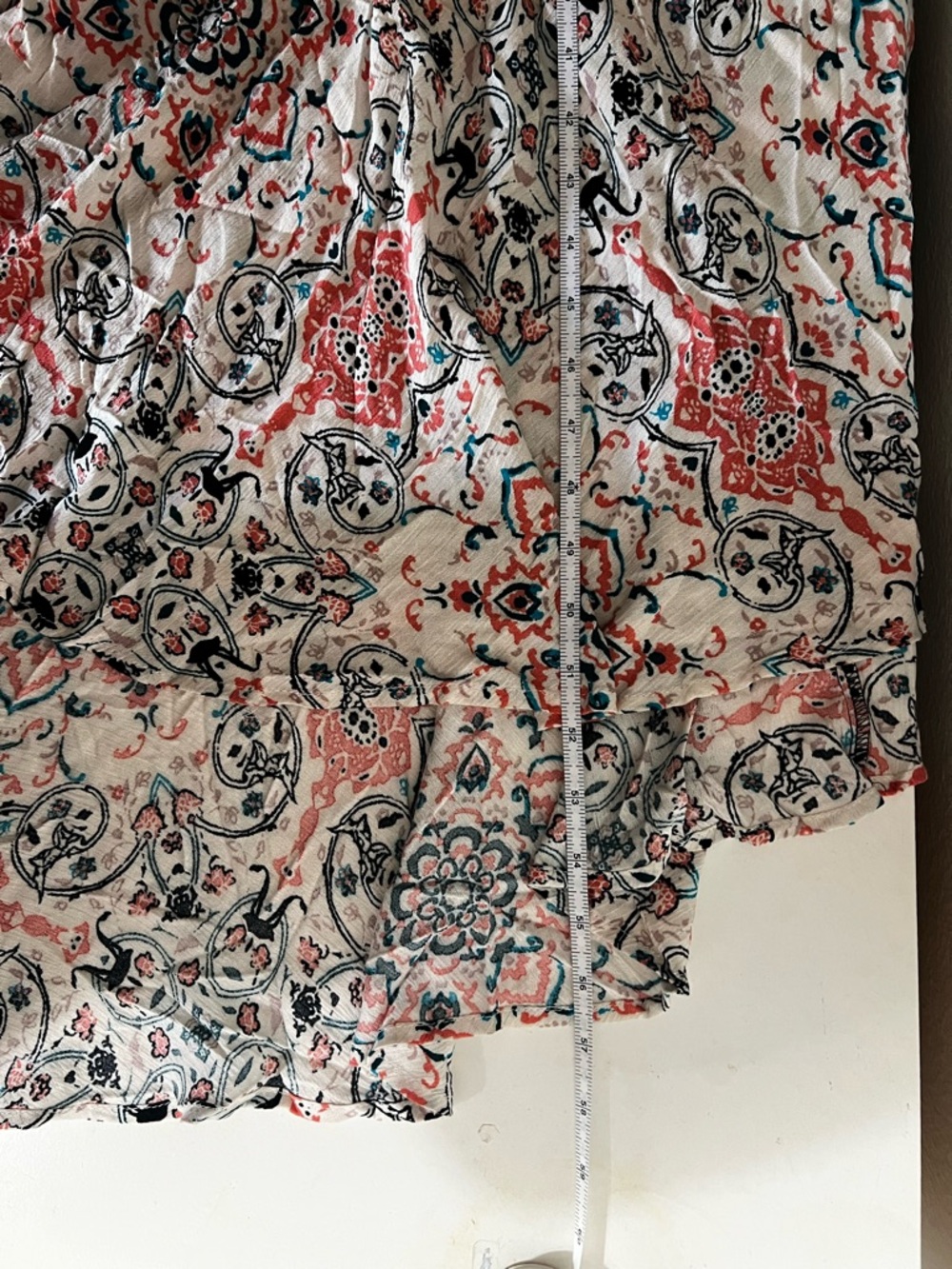 Torrid Chiffon High-Low Kimono in a Boho Medallion Pattern Size 3x - Picture 8 of 9